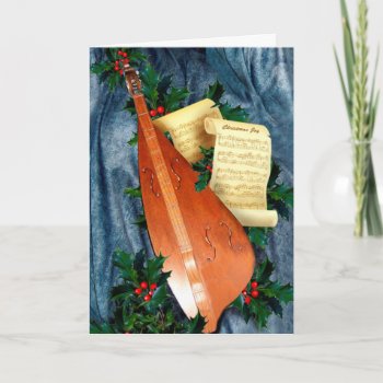 Musical Christmas Greeting Holiday Card by lmountz1935 at Zazzle