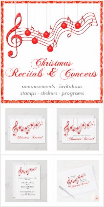 Musical Christmas Recital or Concert