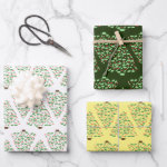 Musical Christmas Tree  Wrapping Paper Sheets