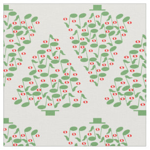 Musical Christmas Trees Fabric