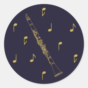 Clarinet Stickers | Zazzle