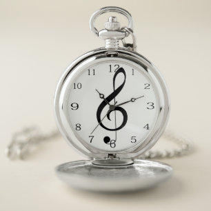 Musical Clef Note, Pocket Watch