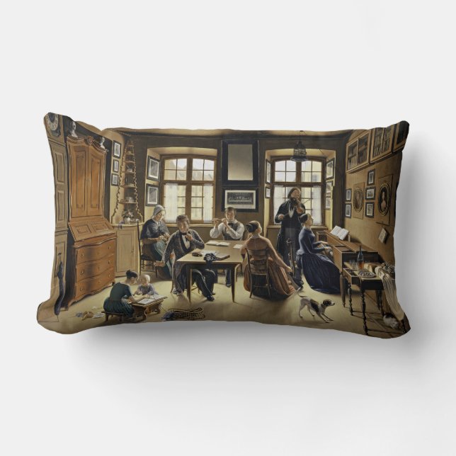 Musical Concert in Basel (by Sebastian Gutzwiller) Lumbar Pillow (Front)