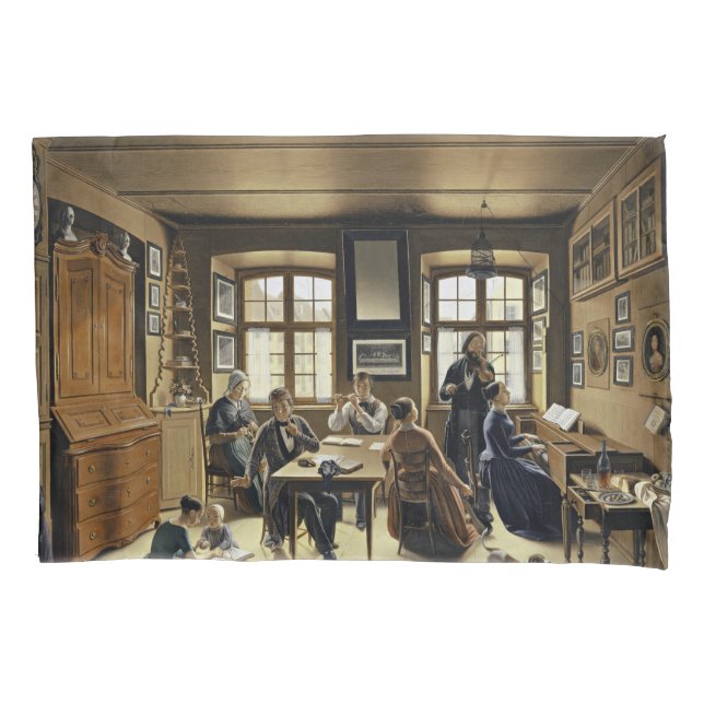Musical Concert in Basel (by Sebastian Gutzwiller) Pillow Case (Front-Left)