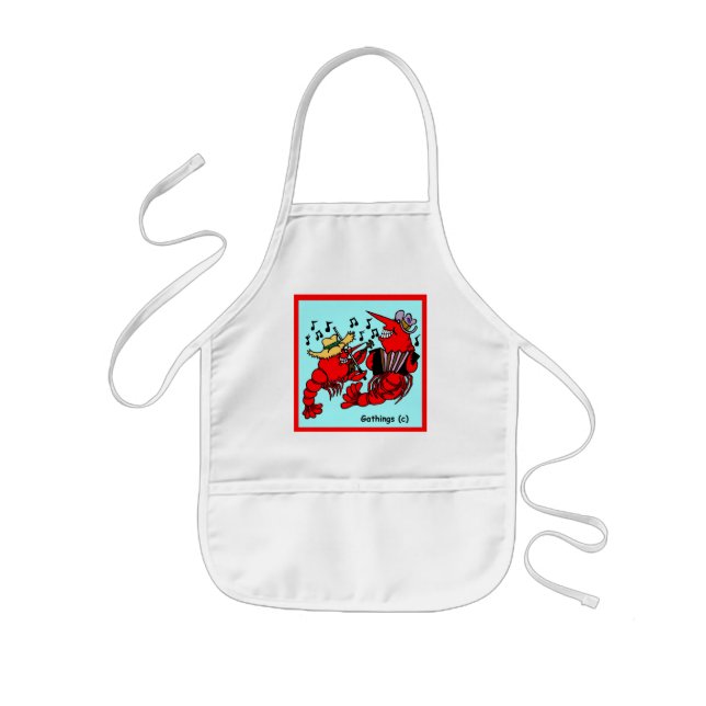 MUSICAL CRAWFISH KIDS' APRON (Front)