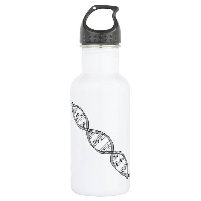 Musical DNA Stainless Steel Water Bottle (Front)
