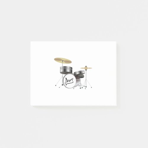 Musical Drums Post_it Notes