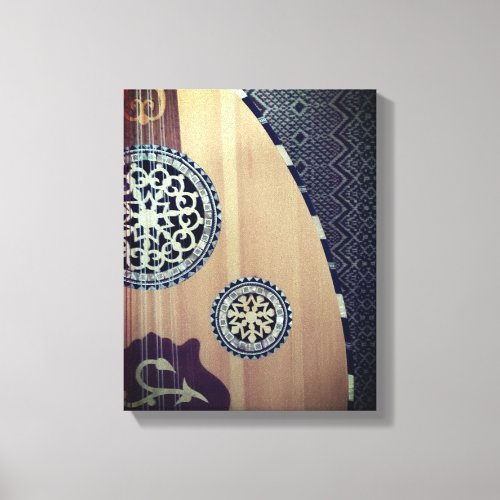 Musical Egyptian Oud Middle Eastern Lute Canvas Print