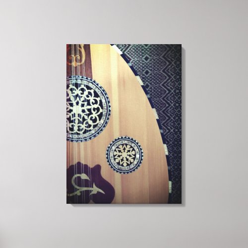 Musical Egyptian Oud Middle Eastern Lute Canvas Print