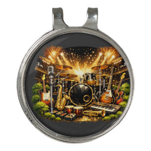 Musical Equipment Golf Hat Clip