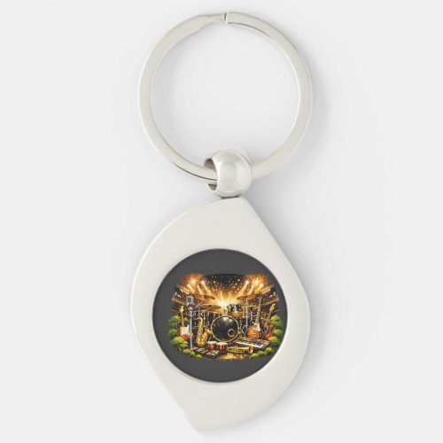 Musical Equipment Keychain