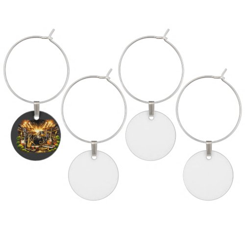 Musical Equipment Wine Charm
