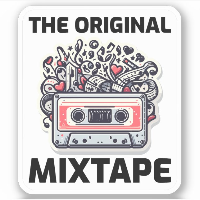 Musical Explosion: '80s Mixtape Magic Sticker (Front)