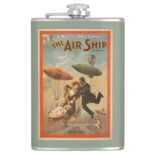 Musical Farce Comedy, The Air Ship Theatre 2 Flask