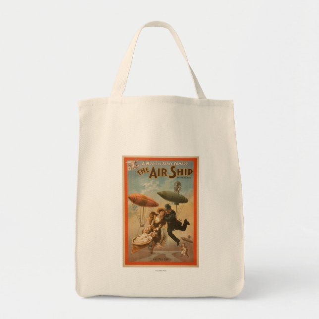 Musical Farce Comedy, The Air Ship Theatre 2 Tote Bag (Front)