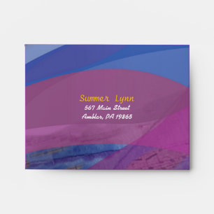 Musical Flying Dove Custom Small RSVP Envelope