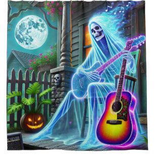 Musical Ghost Shower Curtain