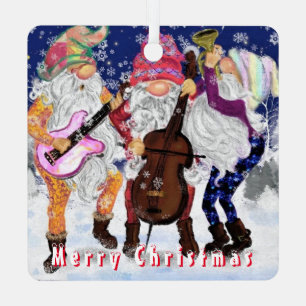 Musical Gnomes Christmas Ornament