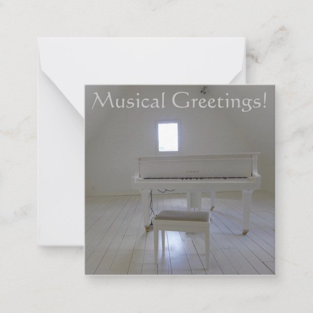 Musical Greetings! Note Card (Front)