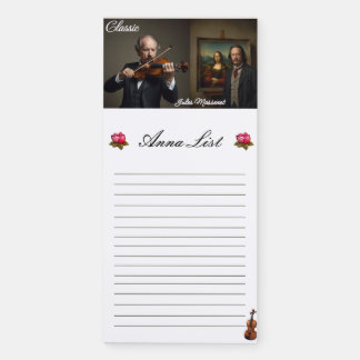 Musical Grocery Shopping List Jules Massenet Magnetic Notepad