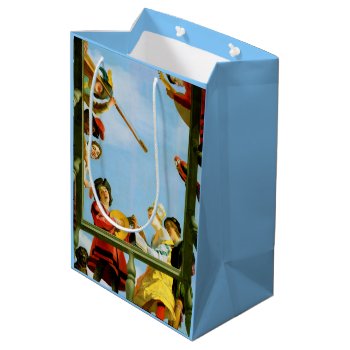 Musical Group On Balcony Fine Art Dutch Painting Medium Gift Bag by Then_Is_Now at Zazzle