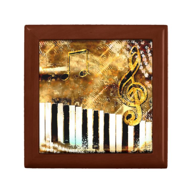 Musical Grunge Keepsake Box (Front)