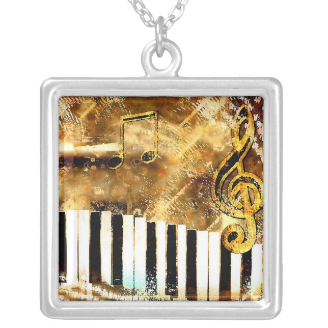 Musical Grunge Necklace (Front)