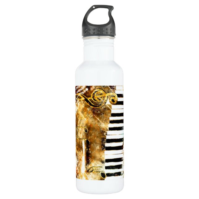 Musical Grunge Water Bottle (Front)