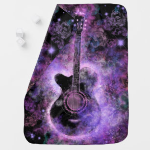 Musical Guitar Baby Blanket