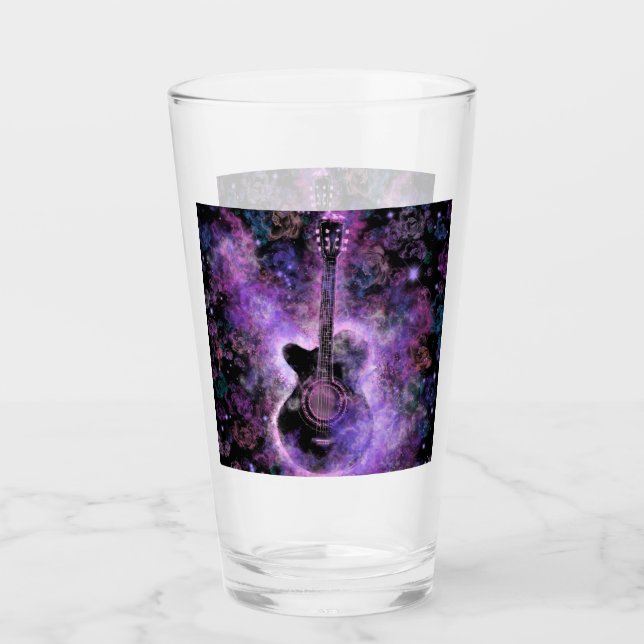 Musical Guitar Glass (Front)