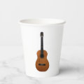 Musical Guitar Paper Cups | Zazzle