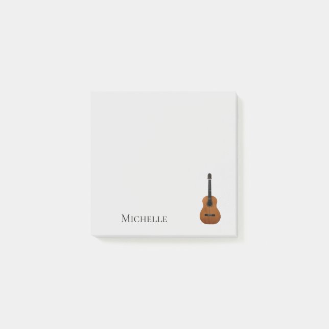 Musical Guitar  Post-it Notes (Front)