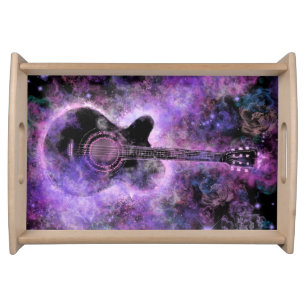 Musical Guitar Serving Tray