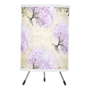 Musical Heart Leaf Lavender Tree Vintage Wedding Tripod Lamp