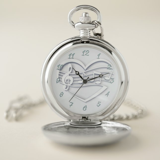 Musical heart pocket watch (Inside)