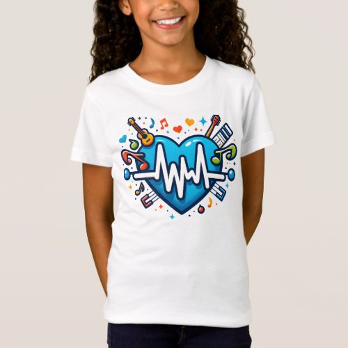 Musical Heartbeat Melody T_Shirt