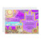 Musical Hemsa Baby Naming Invitation Hebrew