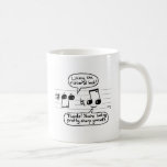 Musical Humour Cartoon Coffee Mug at Zazzle