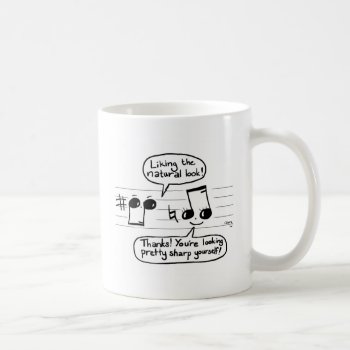 Musical Humour Cartoon Coffee Mug by HannahSterryCartoons at Zazzle