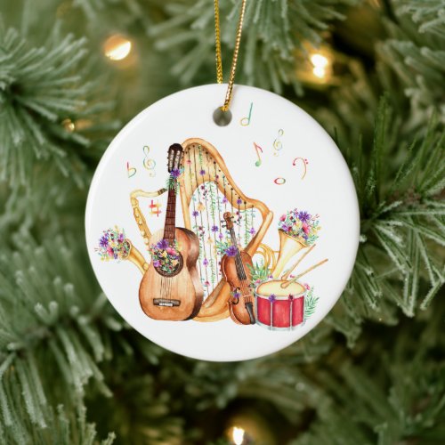Musical Instrument Christmas Ornament