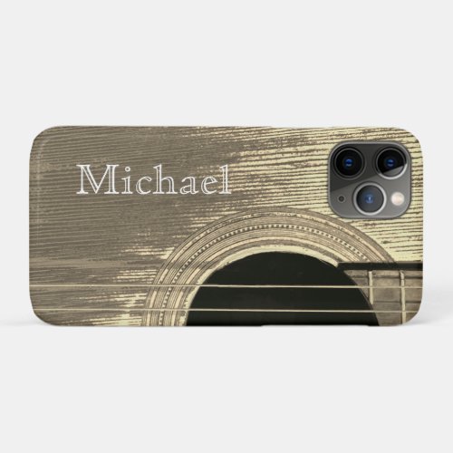 Musical Instrument Guitar iPhone 11 Pro Case