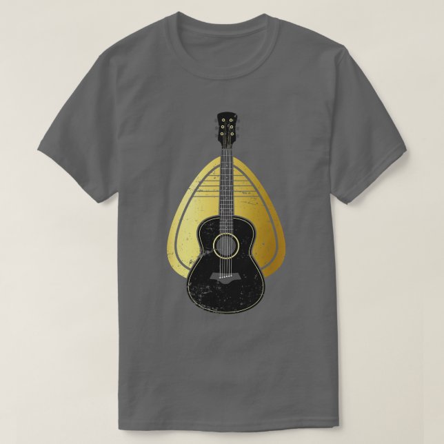 Musical Instrument Guitar T-Shirt (Design Front)