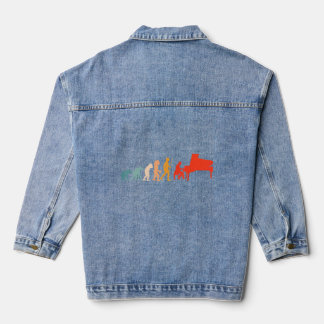 Musical Instrument Piano Piano Player Pianist  Denim Jacket