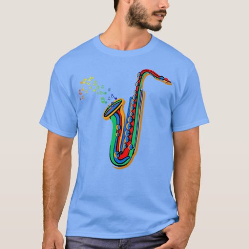Musical Instrument Saxophone Player Gift Saxophone T_Shirt
