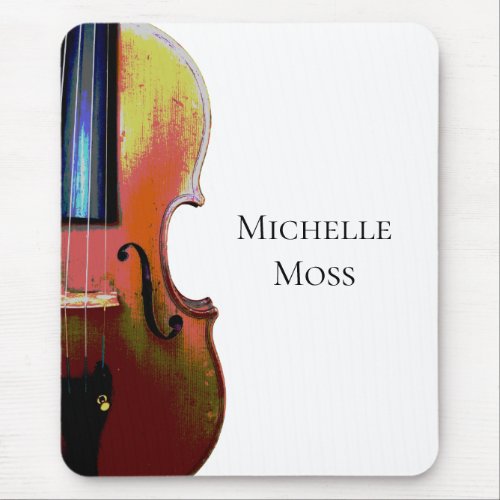 Musical Instrument Violin Custom Mouse Pad