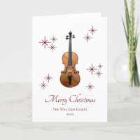 Musical Instrument Violin Festive Christmas