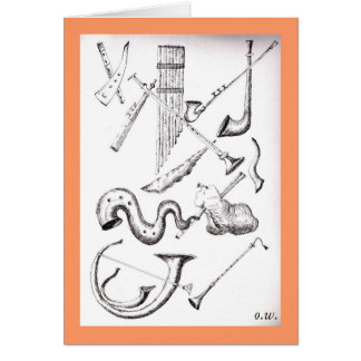 musical instruments3 wind cards