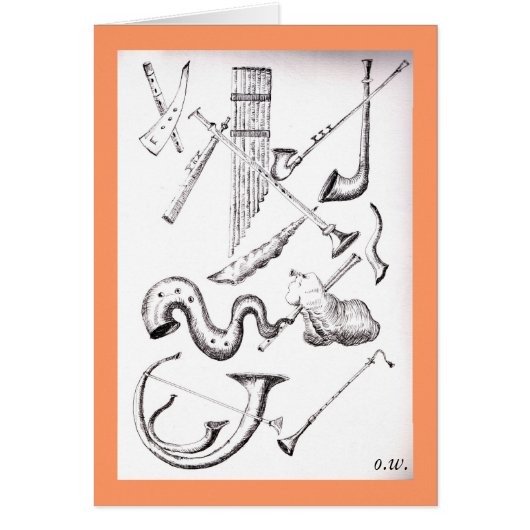 musical instruments3 wind cards (Front)