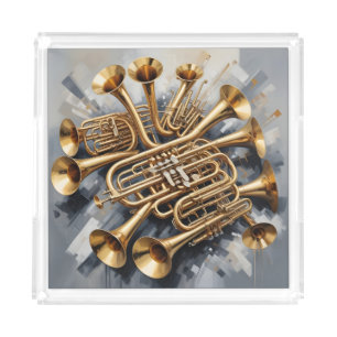 Musical Instruments Acrylic Tray