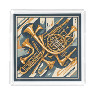 Musical Instruments Acrylic Tray